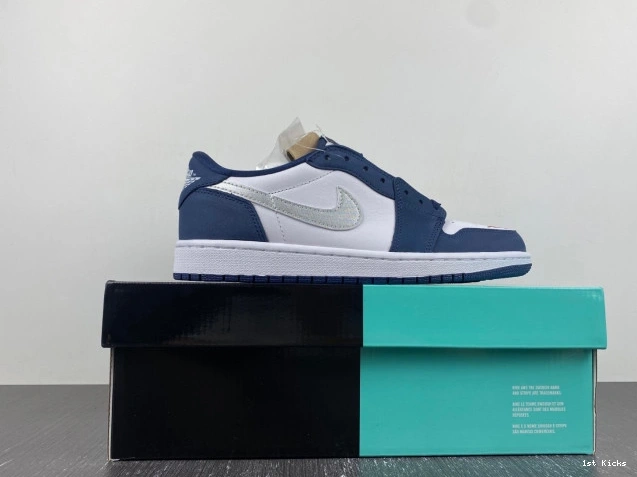 1st Kicks Shoes Navy Low SB CJ7891-400 1 Jordan Midnight 0722